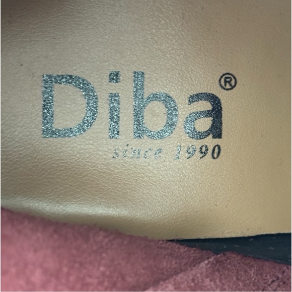 Diba Burgundy Suede Ankle Boots with Buckle Detail Size 7 NWOB - Picture 7 of 8